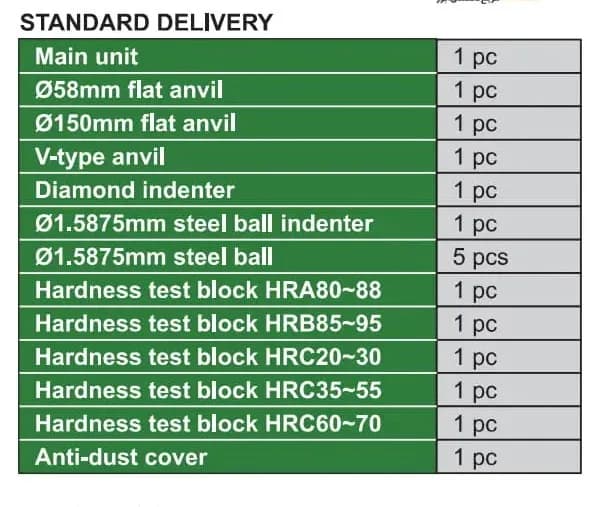 سختی سنج راکول اینسایز ساعتی (با گارانتی شرکتی) مدل HDT-RW160 — تصویر ۳