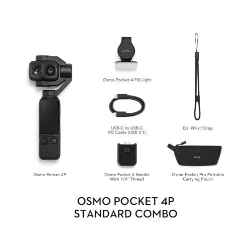 دوربین دی جی آی اسمو DJI Osmo Pocket 4P Standard Combo — تصویر ۴