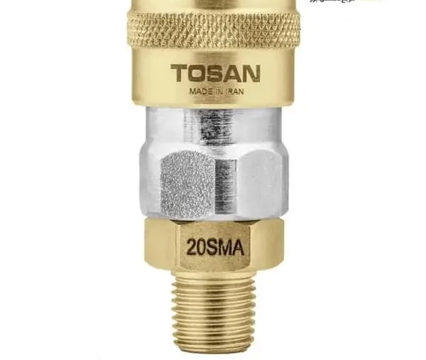 کوپلینگ باد مادگی توسن 1/4 اینچ رزوه خارج مدل 20SMA