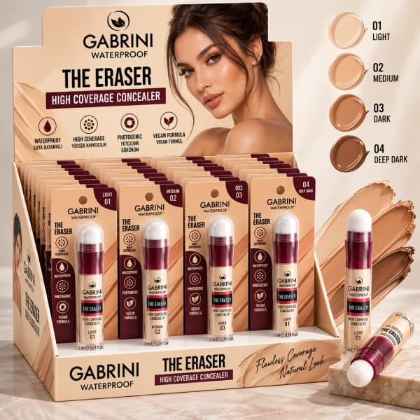 کانسیلر فول کاور و ضد آب گابرینی مدل The Eraser حجم ۷ میلی‌لیتر — تصویر ۲