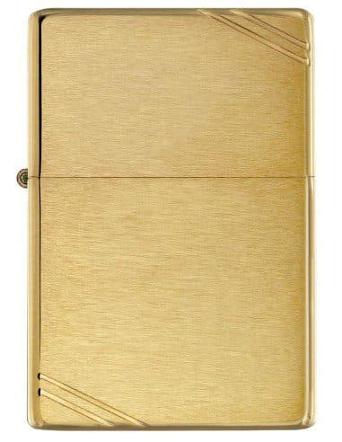 فندک زیپو Zippo 240 (Brushed Brass Vintage)