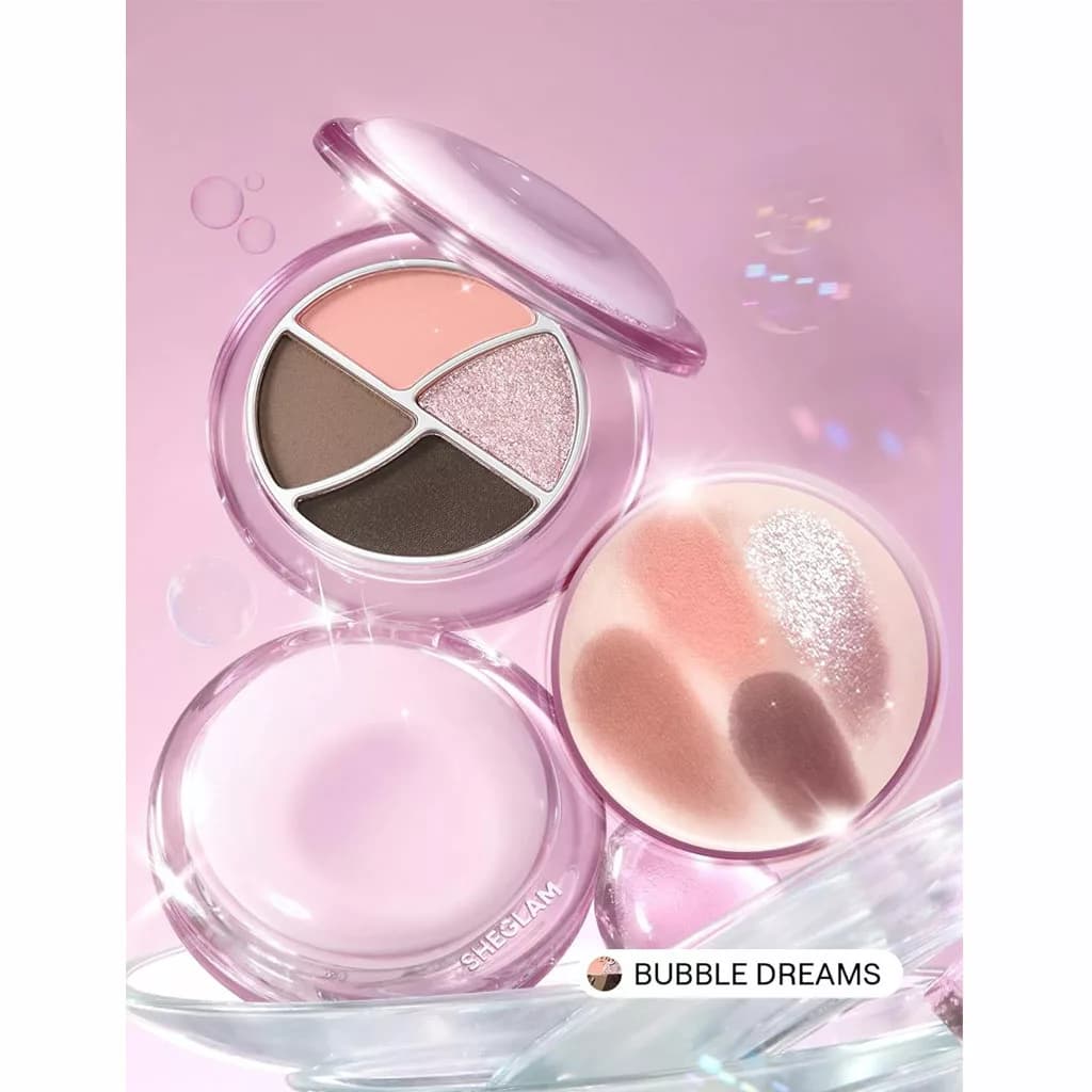 پالت سایه ۴ رنگ شیگلم مدل Bubble Dreams — تصویر ۱۲