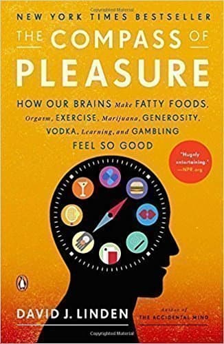 کتاب The Compass of Pleasure: How Our Brains Make Fatty Foods, Orgasm, Exercise, Marijuana, Generosity, Vodka, Learning, and Gambling Feel So Good