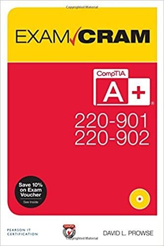 کتاب CompTIA A+ 220-901 and 220-902 Exam Cram 1st Edition