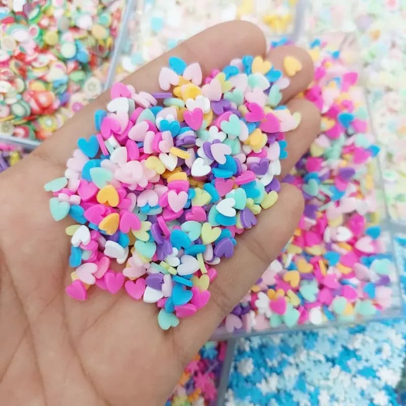 فیمو چیپسی قلب رنگارنگ (20گرم)
