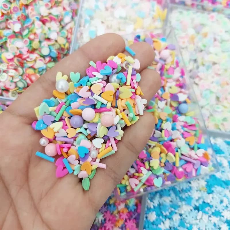 فیمو چیپسی قلب رنگارنگ و ترافل(20گرم)