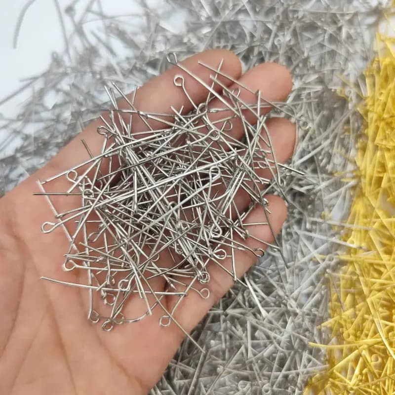 میخ ته گرد نقره ای 4سانت(20 گرمی)عمده و جزئی