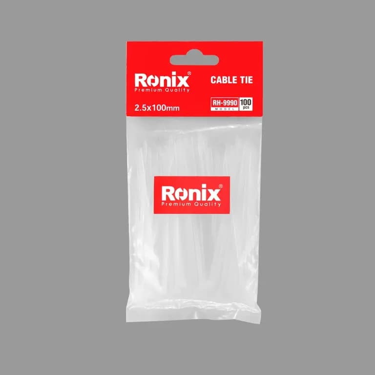 بست کمربندی 10 سانتی متر 2.5×100 (100 عددی) RH-9990 رونیکس — تصویر ۶