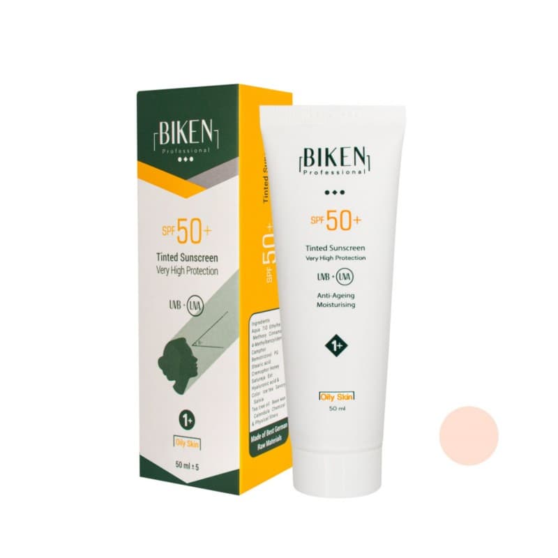 کرم ضد آفتاب رنگی بیکن SPF50 مناسب پوست چرب — تصویر ۲