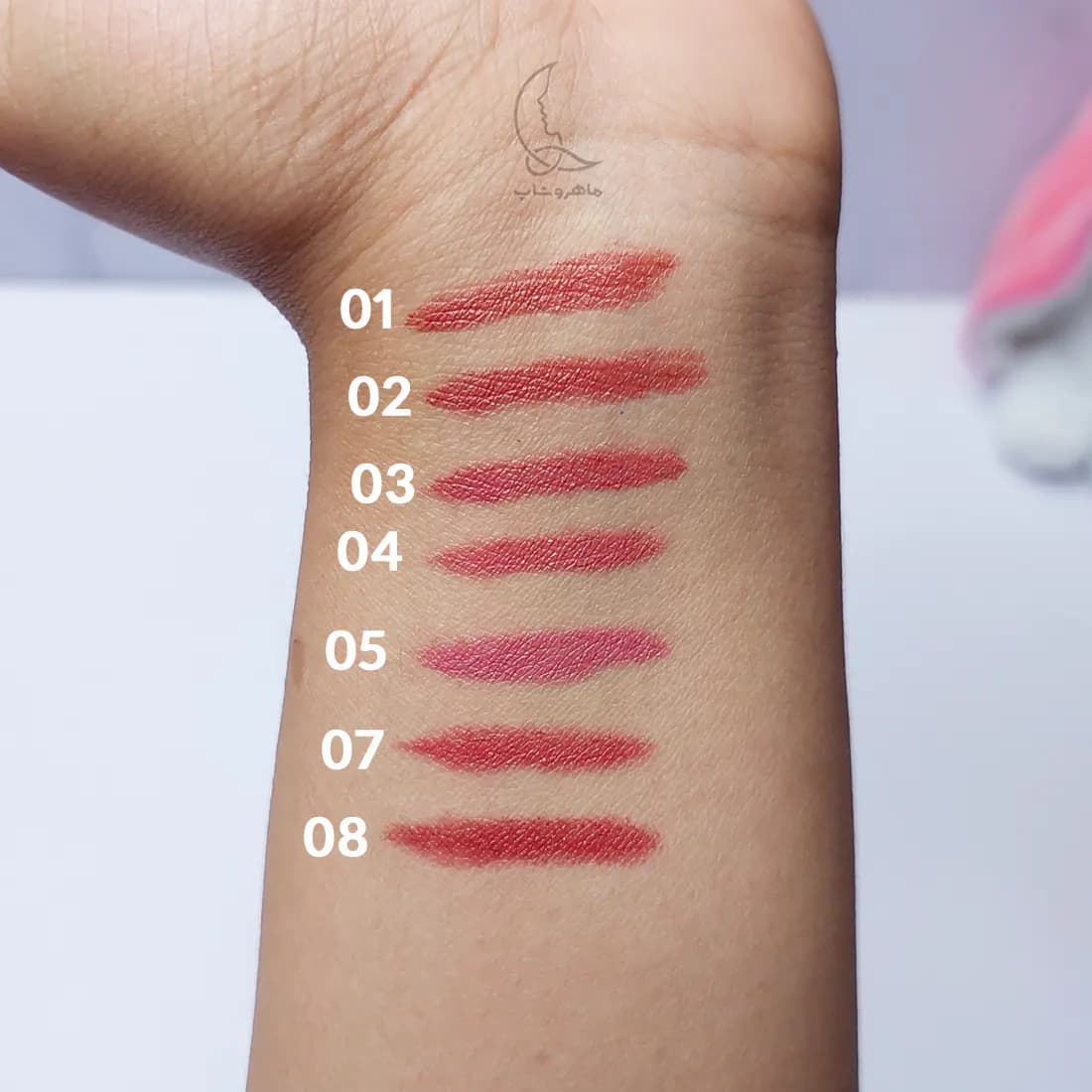 رژلب جامد donamoon مدل velvet — تصویر ۲