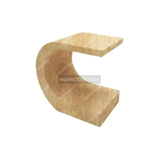 میز عسلی سنگی سیلورا فیلبندشاپ مدل 826282