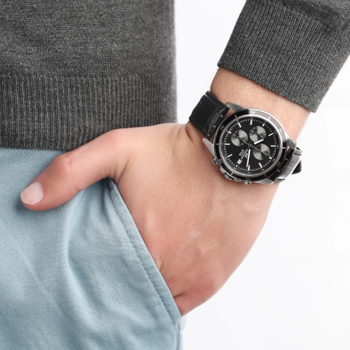 ساعت مچی مردانه کاسیو ادیفایس CASIO EDIFICE مدل EFR-526L-1A — تصویر ۵