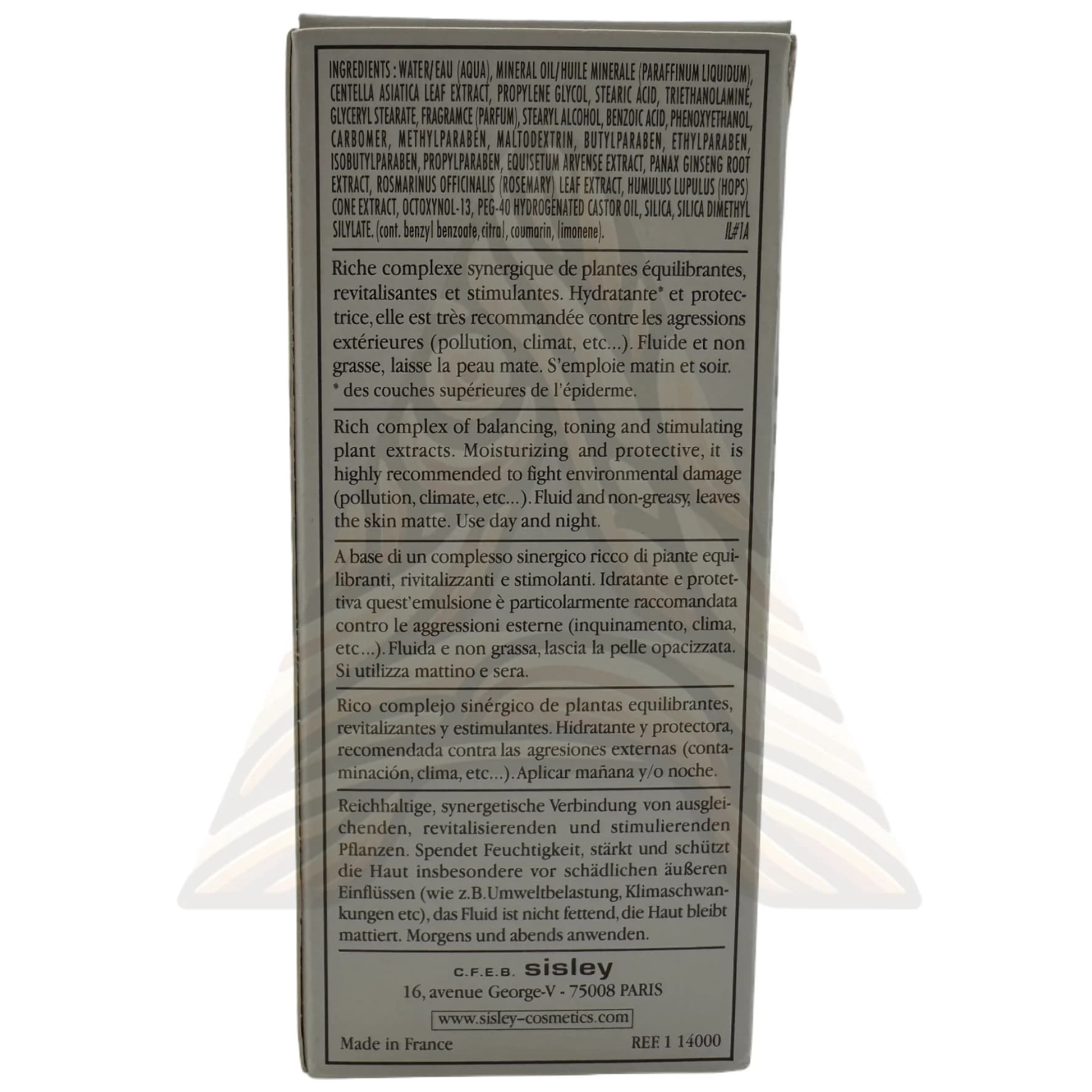 کرم آبرسان ، ضد چروک و کلاژن ساز شب و روز برند SISLEY حجم 50میلی لیتر — تصویر ۶