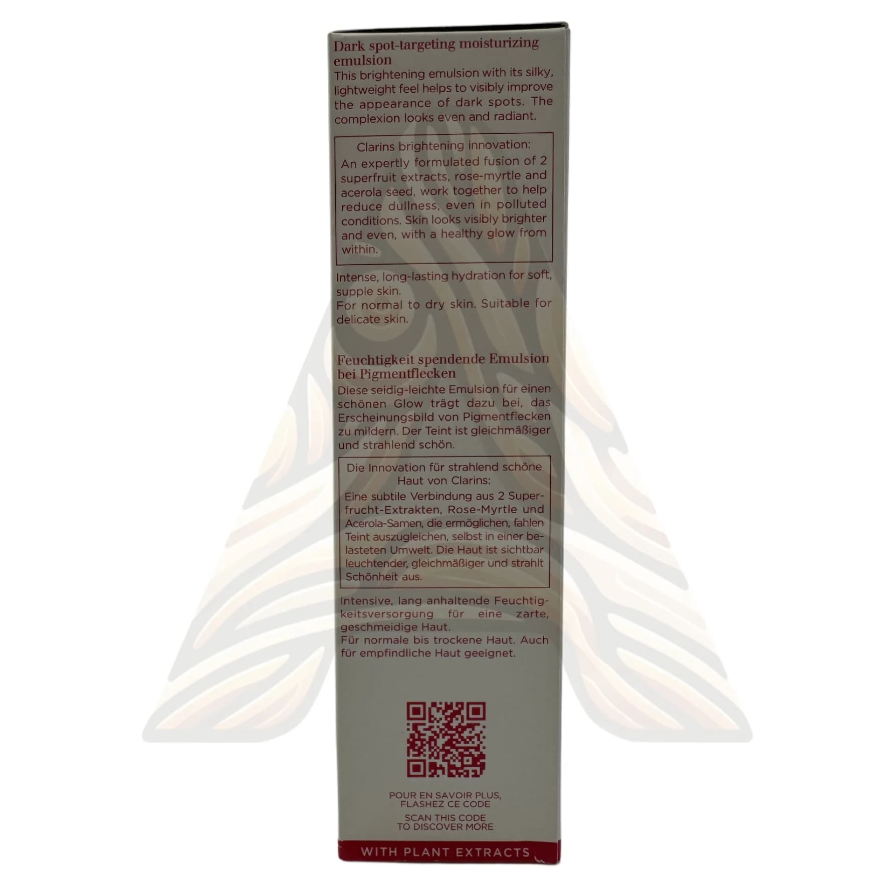 اسنس شیری ضدلک ۷۵میل برایت پلاس کلارنس Clarins Bright Plus Dark Spot-Targeting Milky Essence — تصویر ۴