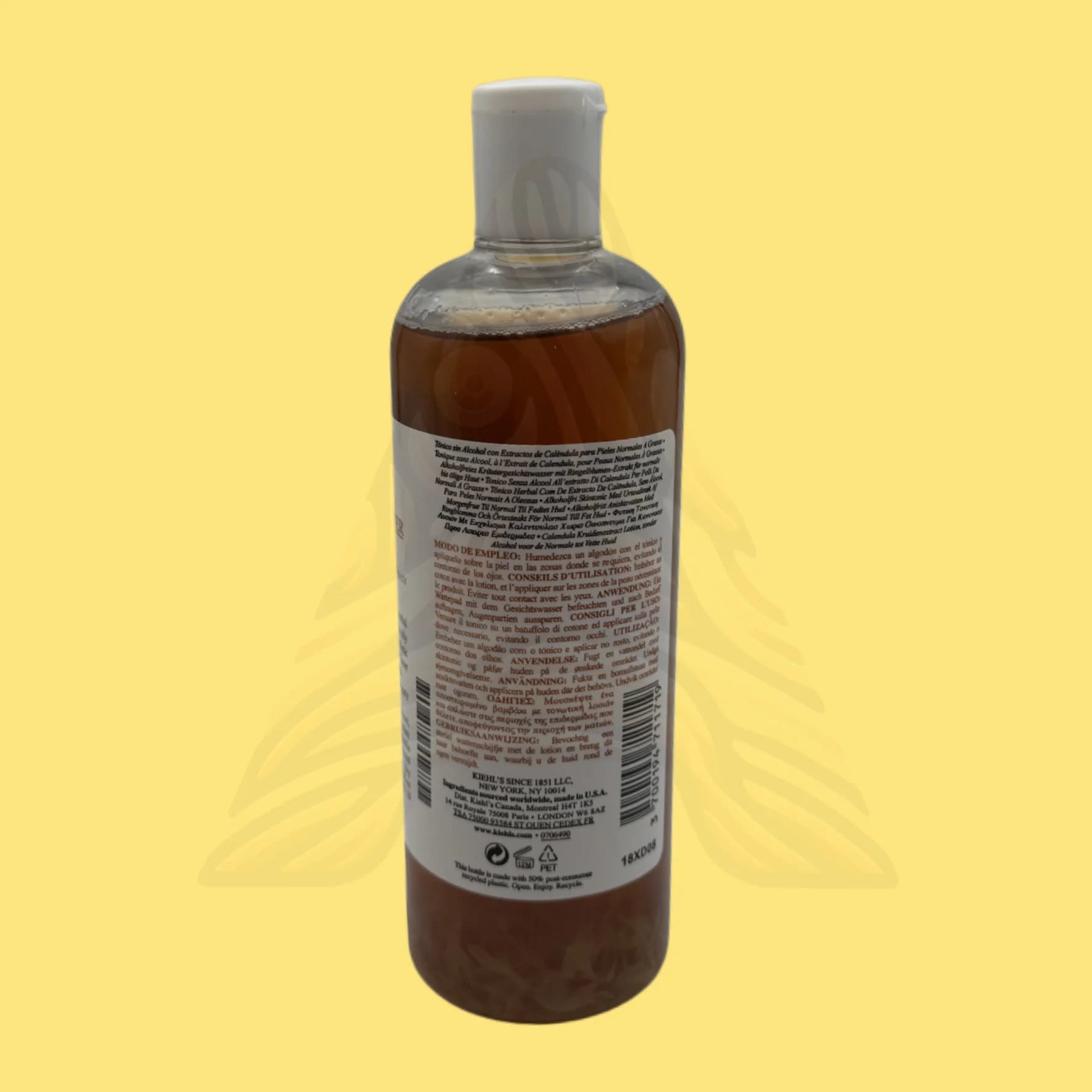 تونر عصاره گیاهی کالاندولا کیلز kiehl’s calendula herbal extract alcohol-free toner 250ml — تصویر ۴