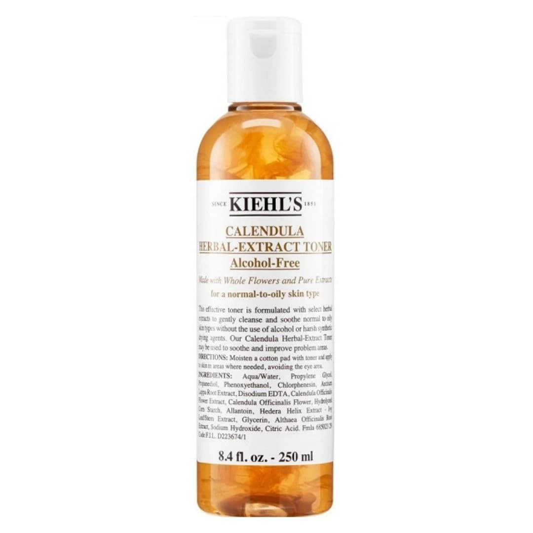 تونر عصاره گیاهی کالاندولا کیلز kiehl’s calendula herbal extract alcohol-free toner 250ml — تصویر ۲