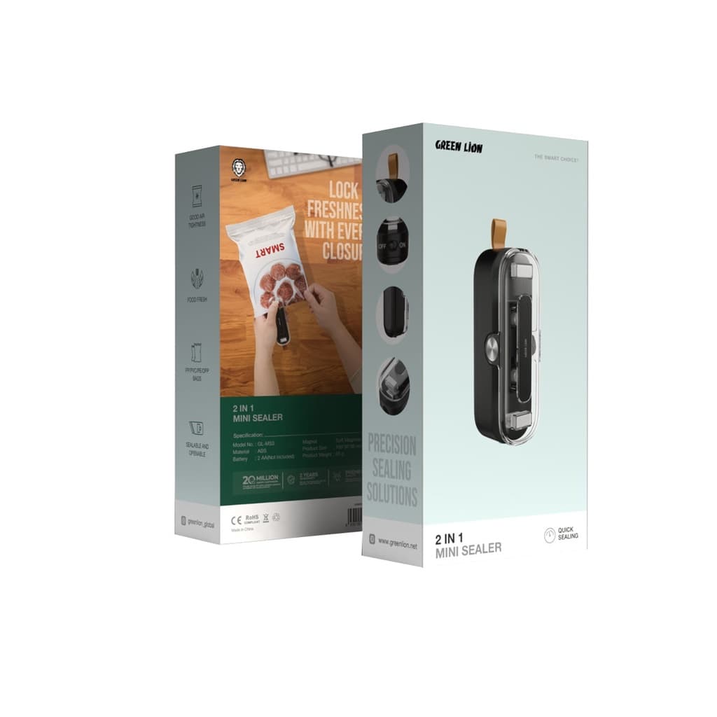 دستگاه مهر و موم مینی 2در1 گرین Green 2In1 Mini Sealer