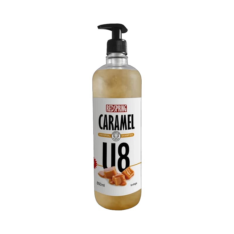 شامپو سگ عصاره کارامل رد اسپرینگ 850ml Redspring
