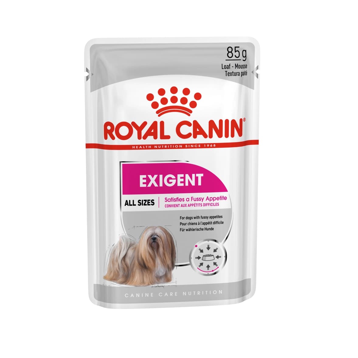پوچ سگ رویال کنین اگزیجنت Royal Canin Exigent وزن 85 گرم