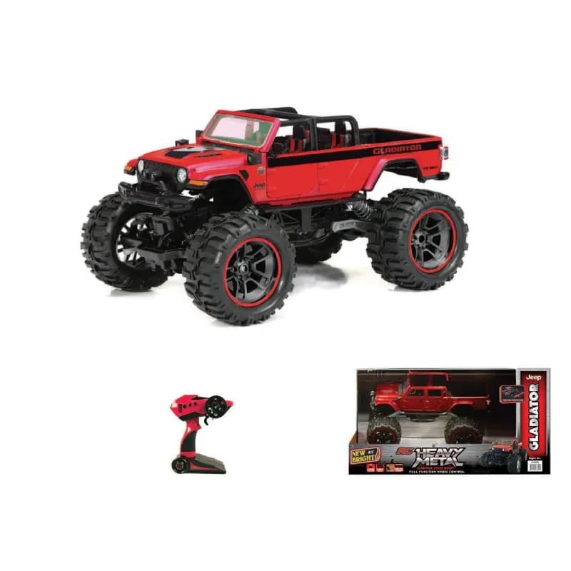 ماشین کنترلی New Bright مدل Heavy Metal Jeep Gladiator