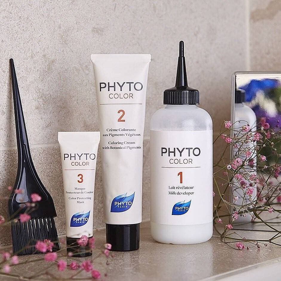 رنگ موی بدون آمونیاک فیتو کالر شماره 4 (جدید) | رنگ موی دائمی و گیاهی Phyto Phytocolor — تصویر ۳