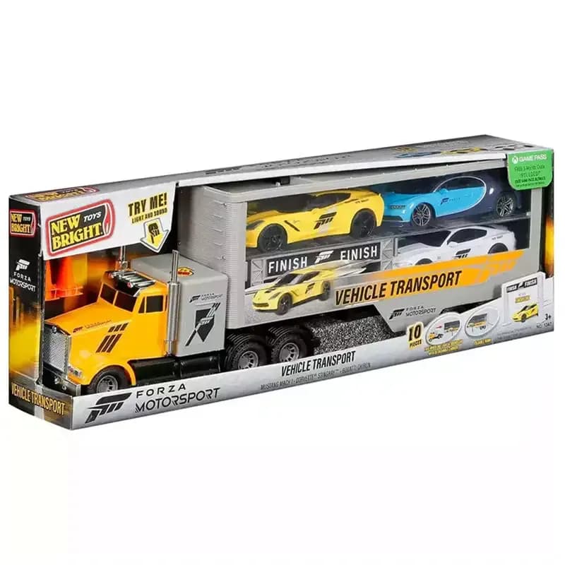 کامیون حمل ماشین New Bright مدل Forza Hauler Set — تصویر ۲