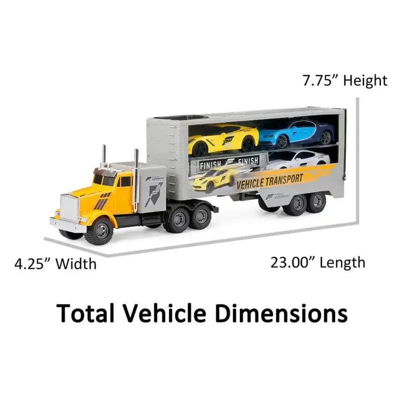 کامیون حمل ماشین New Bright مدل Forza Hauler Set — تصویر ۴