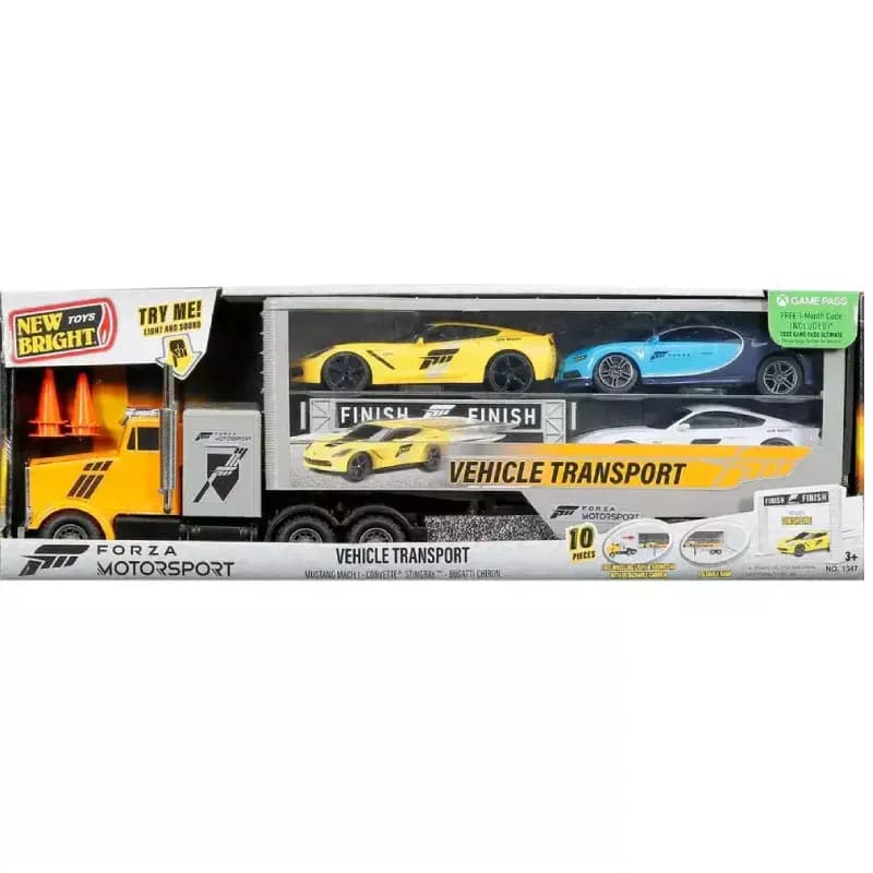 کامیون حمل ماشین New Bright مدل Forza Hauler Set — تصویر ۳