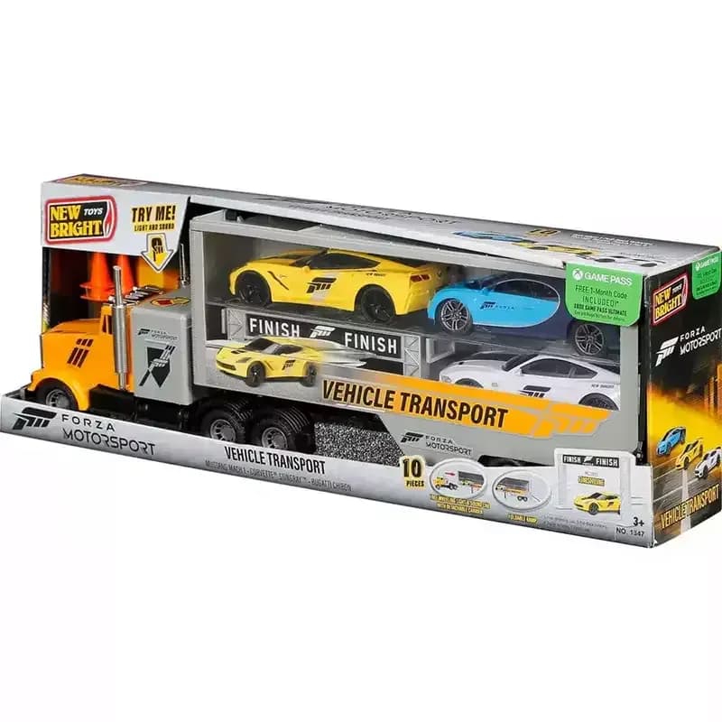 کامیون حمل ماشین New Bright مدل Forza Hauler Set — تصویر ۶
