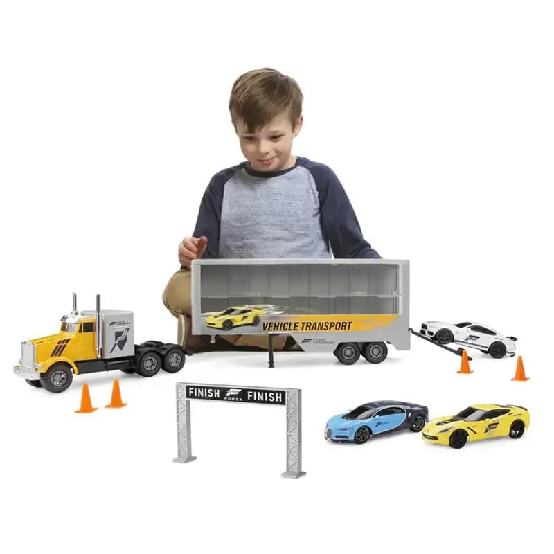 کامیون حمل ماشین New Bright مدل Forza Hauler Set — تصویر ۵