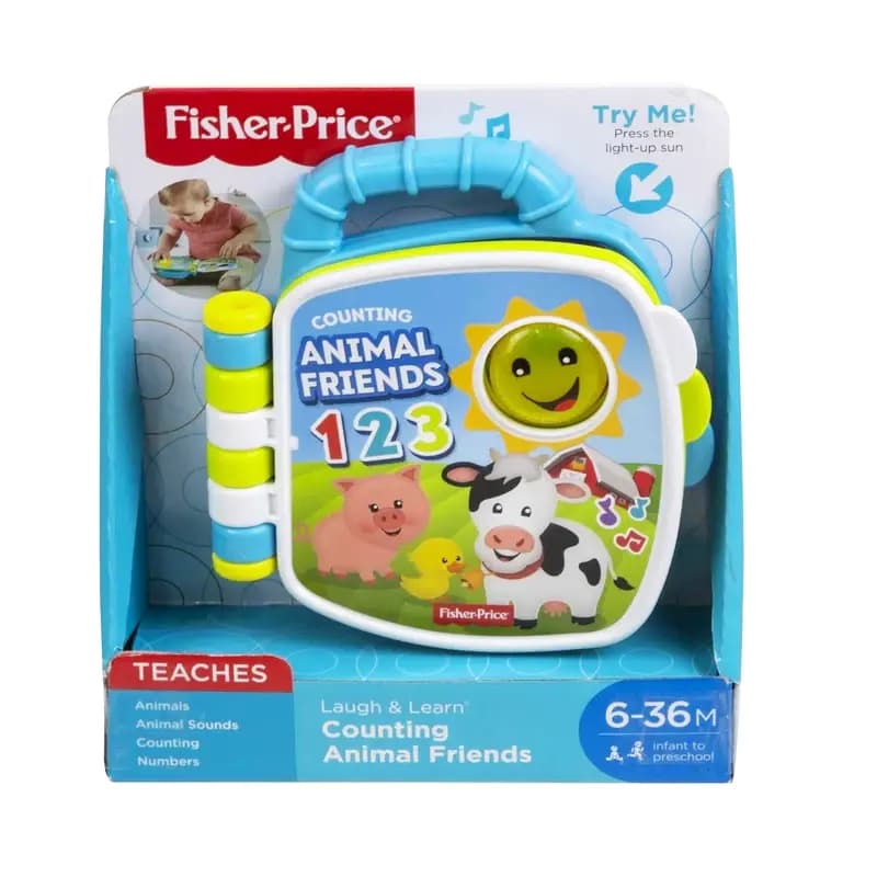 کتاب کودک فیشر پرایس مدل Laugh N Learn Counting Animal Friends کد FYK57 — تصویر ۲