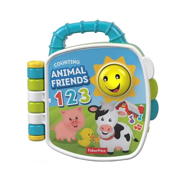 کتاب کودک فیشر پرایس مدل Laugh N Learn Counting Animal Friends کد FYK57