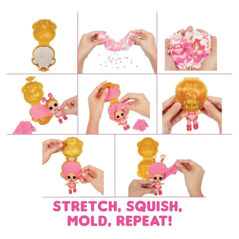 ال او ال سورپرایزی Squish Sand مدل Magic Hair — تصویر ۳