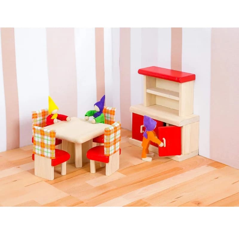 ست ناهارخوری چوبی کلاسیک PlanToys — تصویر ۲