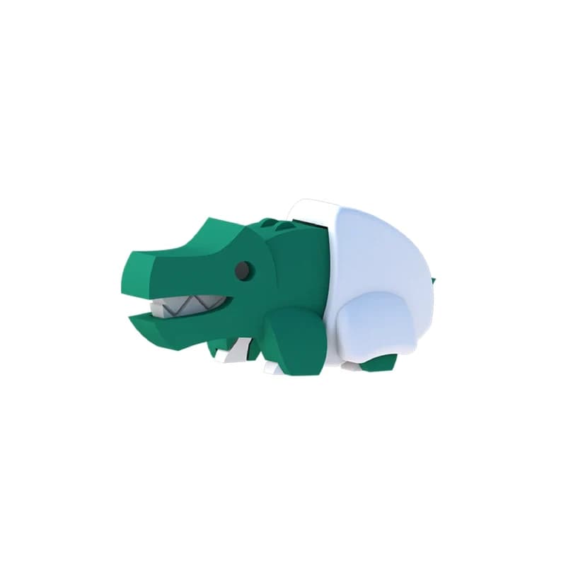 ساختنی بچه کروکودیل مگنتی HALFTOYS