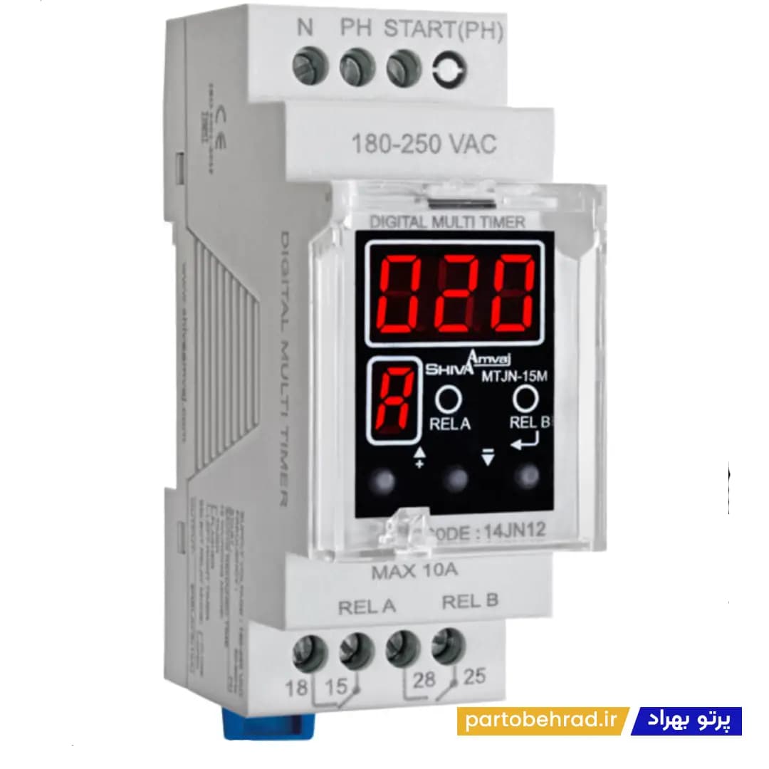 مولتی تایمر انالوگ سری N شیوا امواج مدل MTJN-60