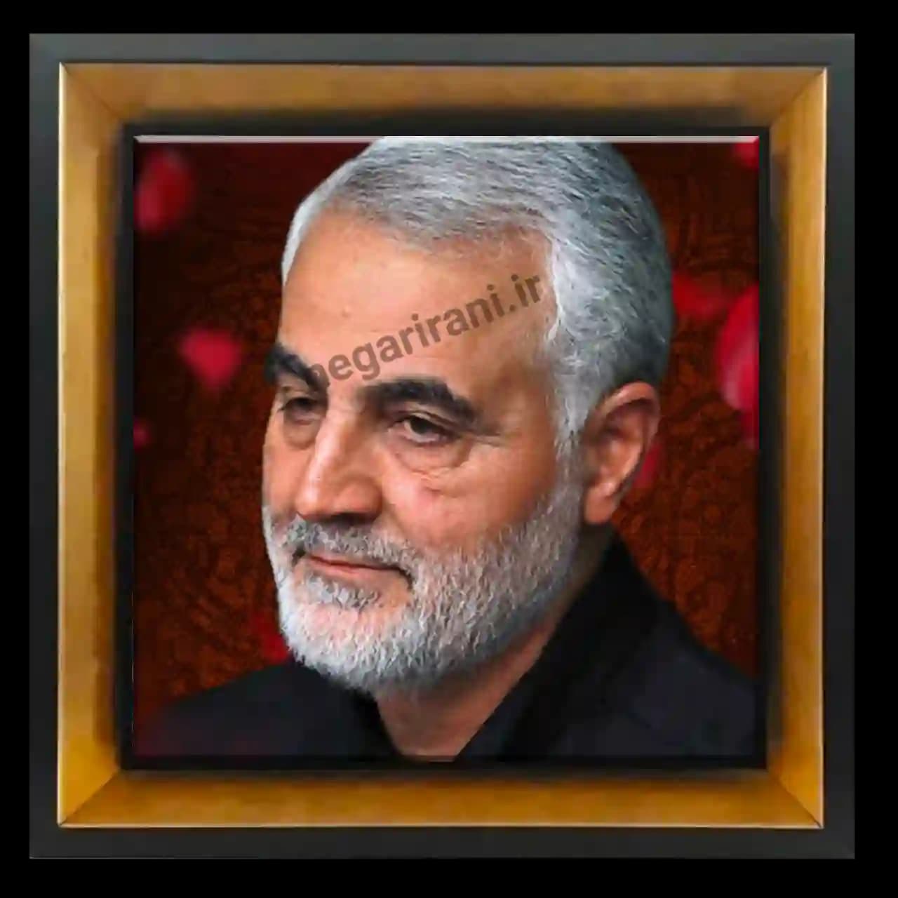 تابلو کاشی حاج قاسم سلیمانی مدل 2ZG131