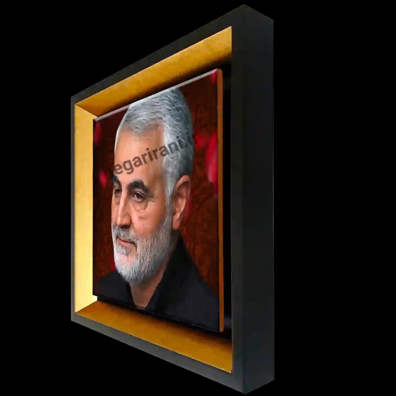 تابلو کاشی حاج قاسم سلیمانی مدل 2ZG131 — تصویر ۲