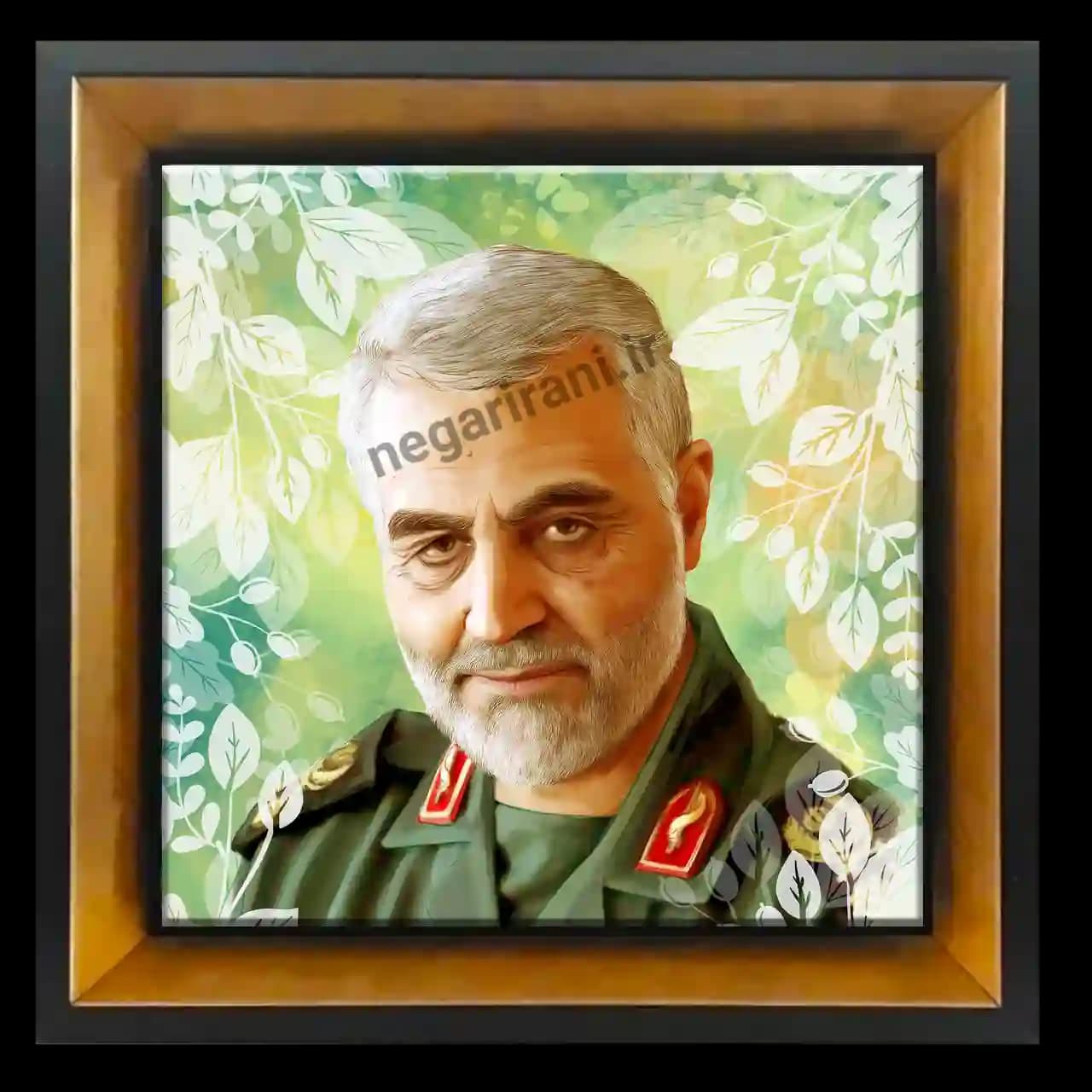 تابلو کاشی سردار سلیمانی مدل 2ZG124