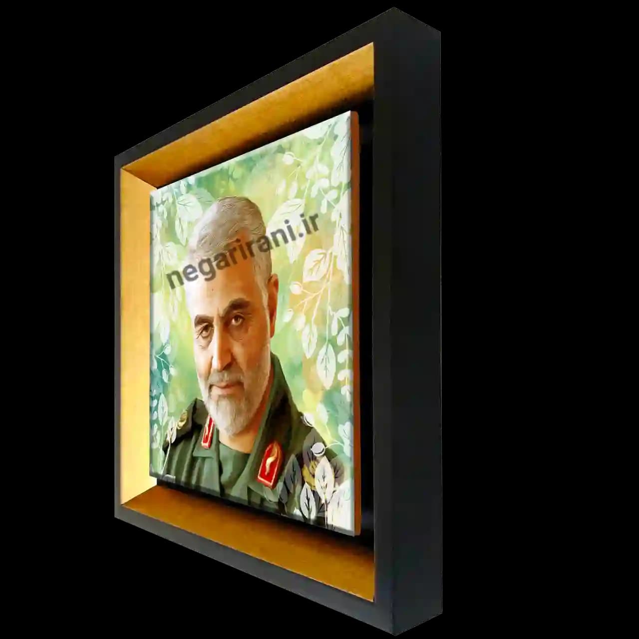 تابلو کاشی سردار سلیمانی مدل 2ZG124 — تصویر ۲