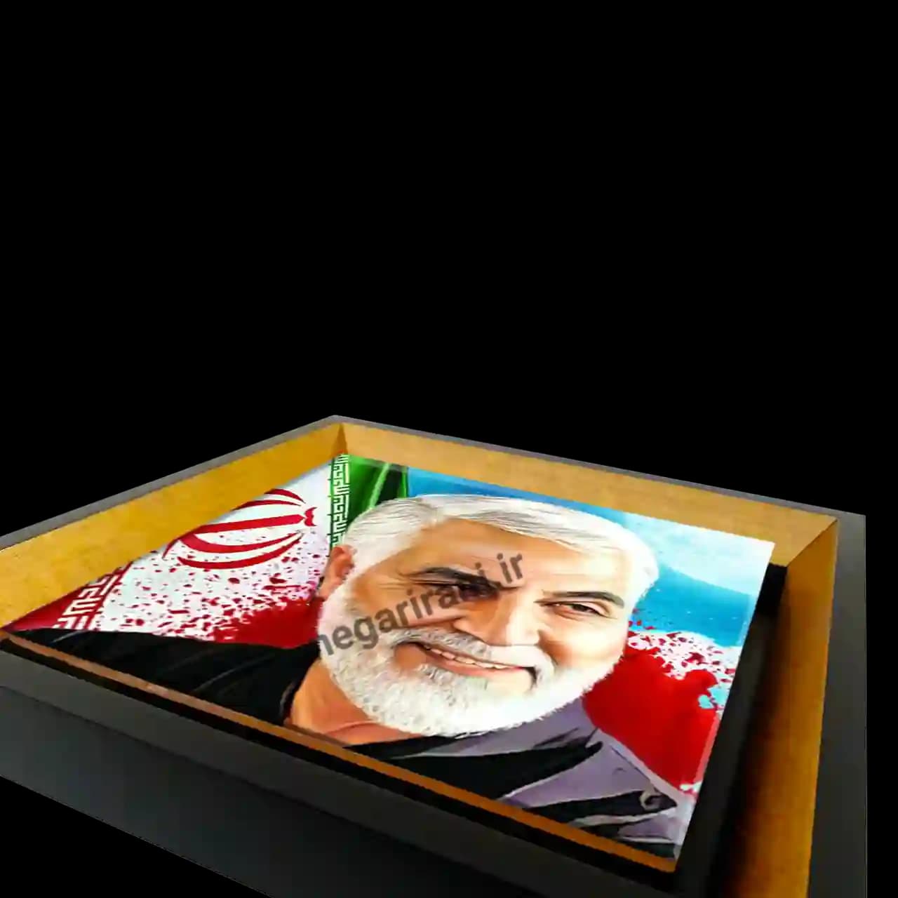 تابلو کاشی حاج قاسم مدل 2ZG36 — تصویر ۳