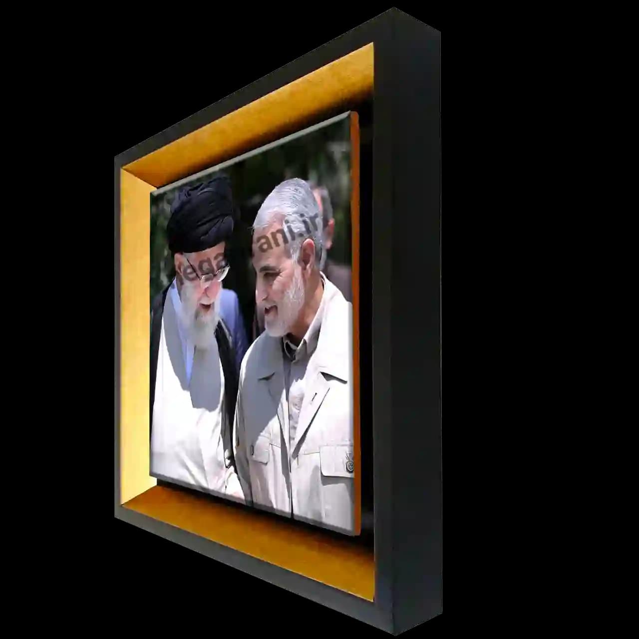 تابلو کاشی امام و حاج قاسم مدل 2ZG17 — تصویر ۲