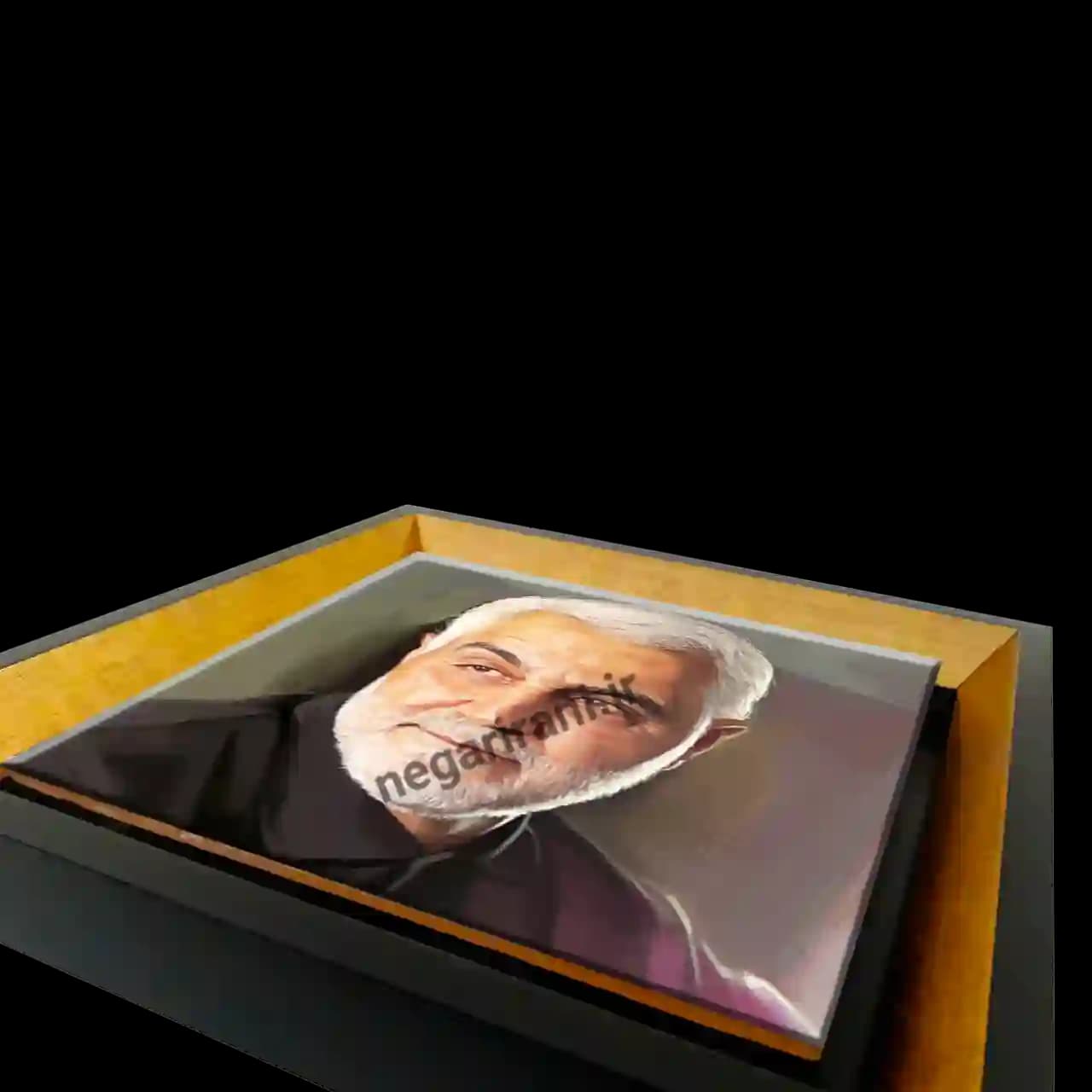 تابلو کاشی حاج قاسم سلیمانی مدل 2ZG11 — تصویر ۳