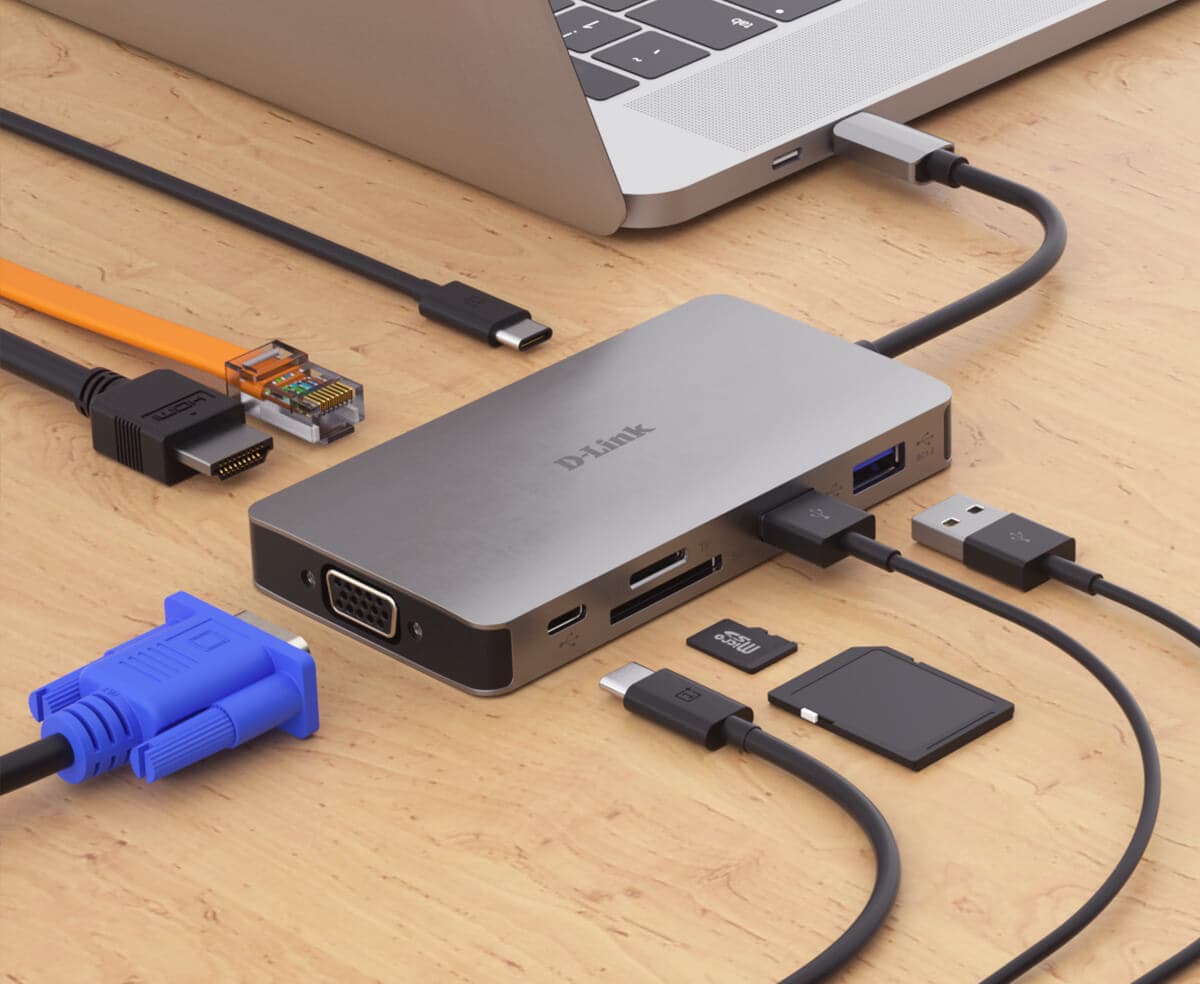 هاب 9 پورت USB-C دی-لینک مدل DUB-M910 — تصویر ۲