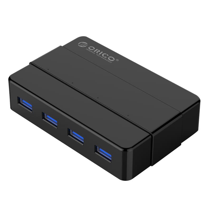 هاب 4 پورت USB3.0 اوریکو مدل H4928-U3-V1 با آداپتور — تصویر ۳