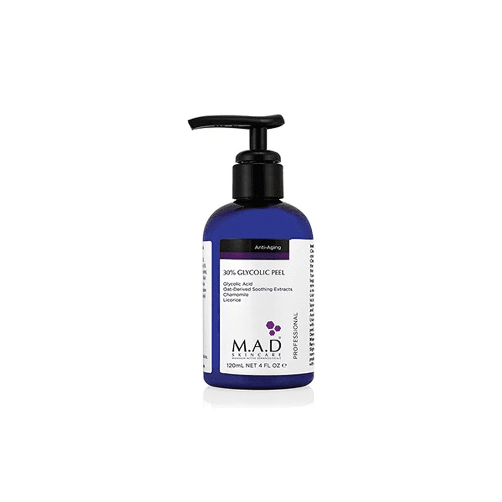 پیلینگ شیمیایی اسیدتراپی گلیکولیک اسید 30٪ ام ای دی M.A.D