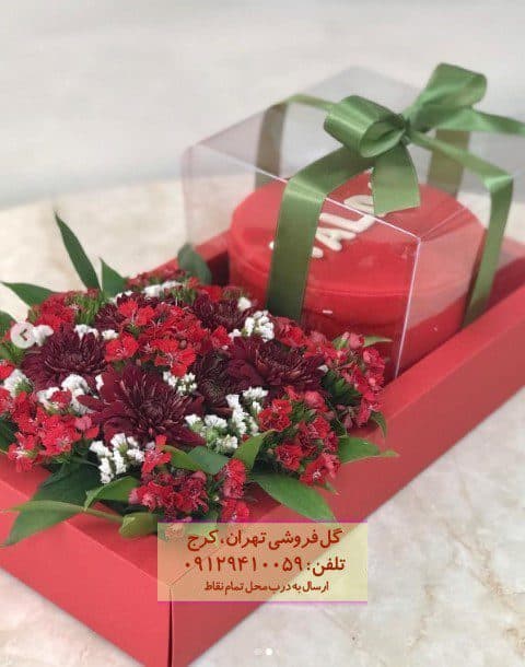 کادو یلدای گل رز و لاله در گلفروشی شورا