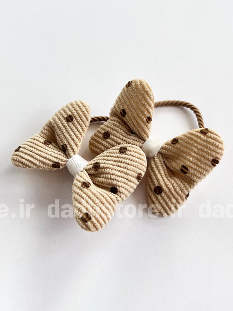 کش مو پاپیون بسته 2 عددی — تصویر ۵