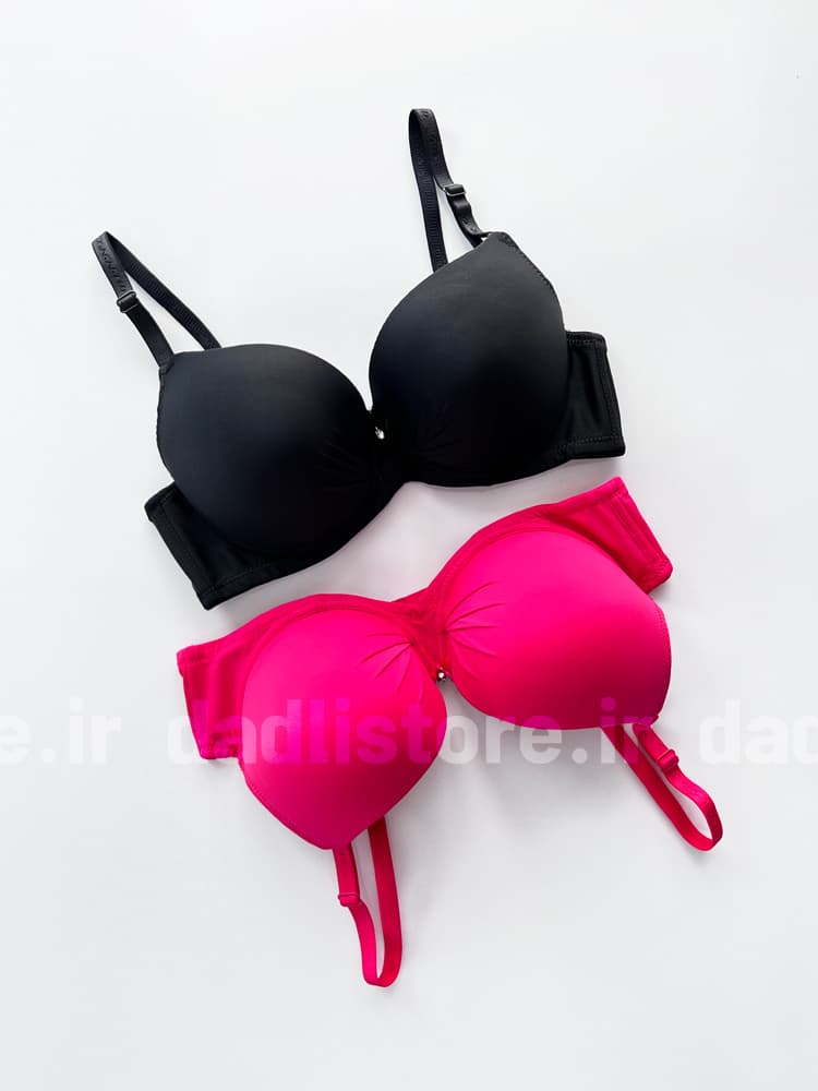 سوتین تک اسفنجی فنردار وسط نگین بنیس Binnys — تصویر ۳