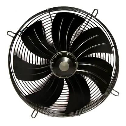 هواکش صنعتی ژنیران هفت پره فلزی سایز 50 مکنده مدل IEC-50T/B4S,6S,4T